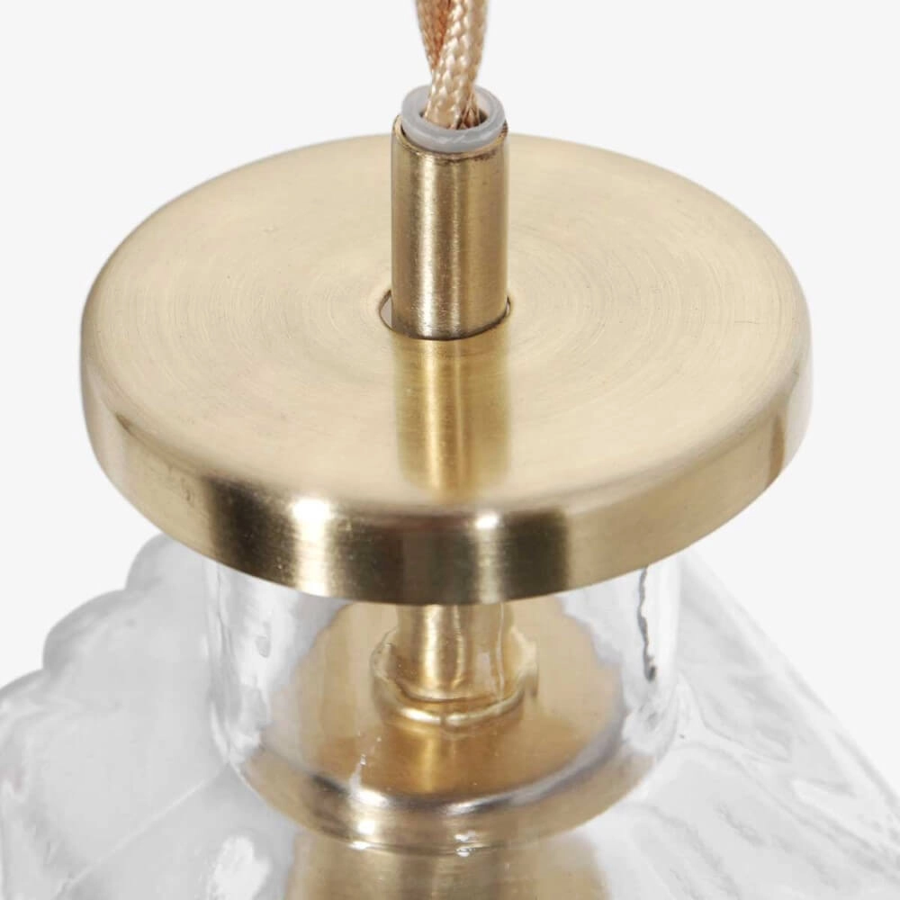 Classic pendant lamp Grazioglass Ø 18cm Steinhauer 8712746166316