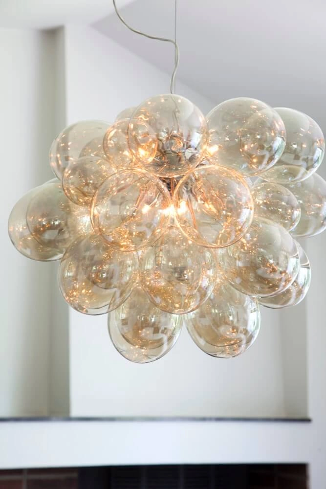 Hanging lamp Gross amber glass 62cm By Rydéns 7391741006509
