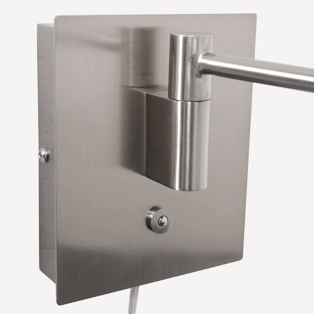 Stainless steel wall reading lamp Retina Steinhauer 8712746166033