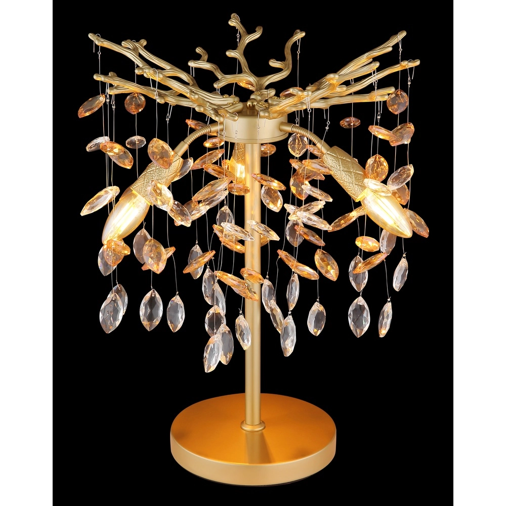 Table lamp Queena gold Ø 36cm Globo 9007371528684