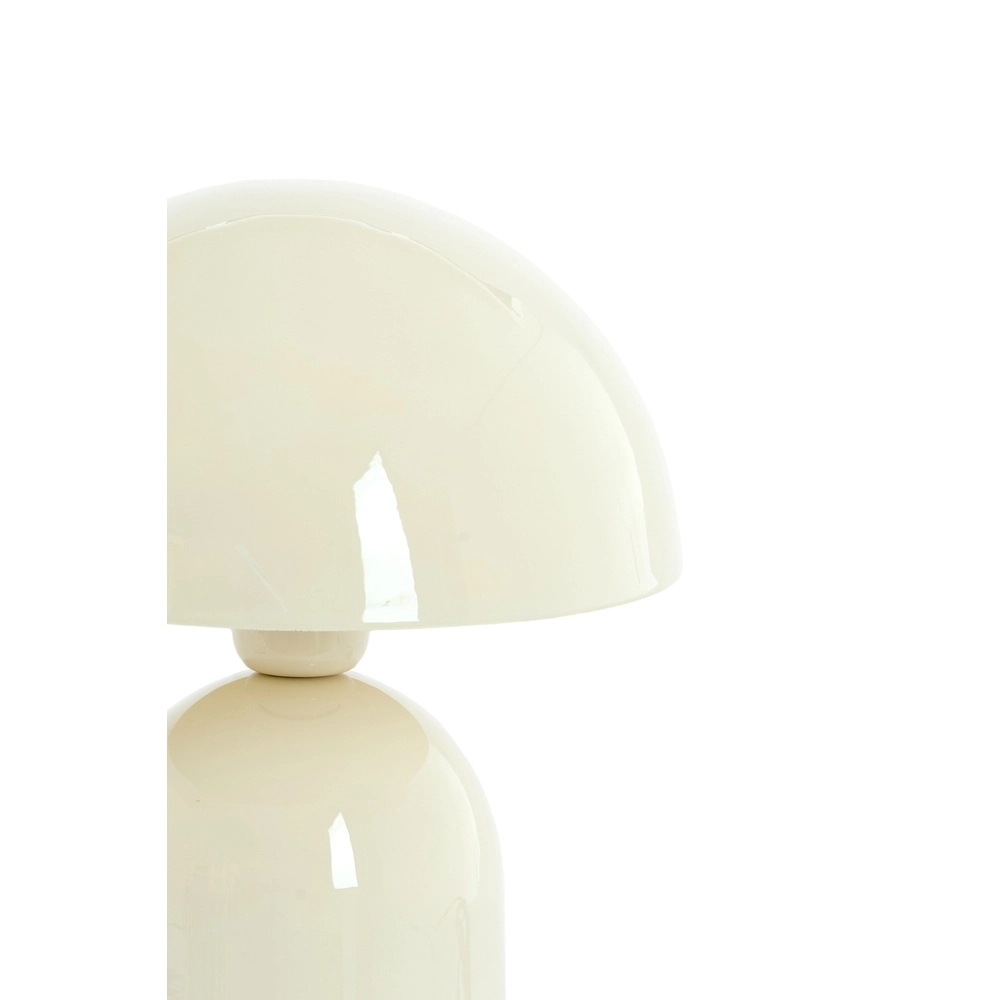 Mushroom table lamp Tolima gloss cream - Ø 23cm Light & Living 8717807807788
