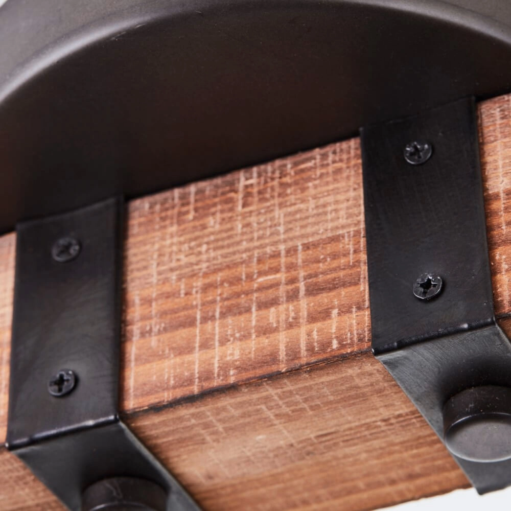 4-light ceiling lamp Decca black with brown Brilliant 4004353361456