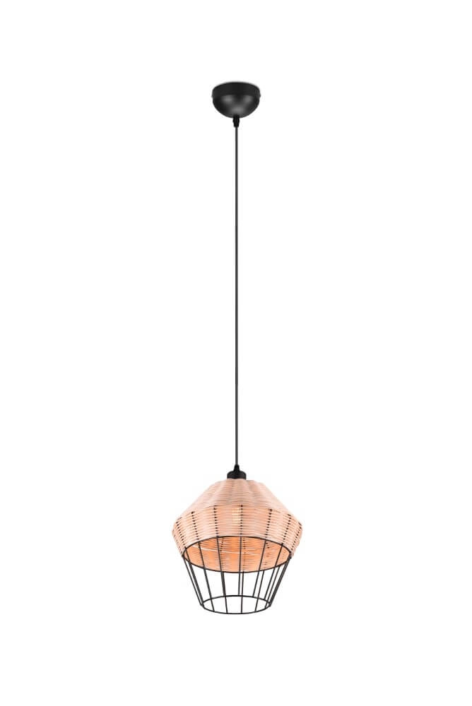 Hanging lamp Borka rattan Trio 4017807556780