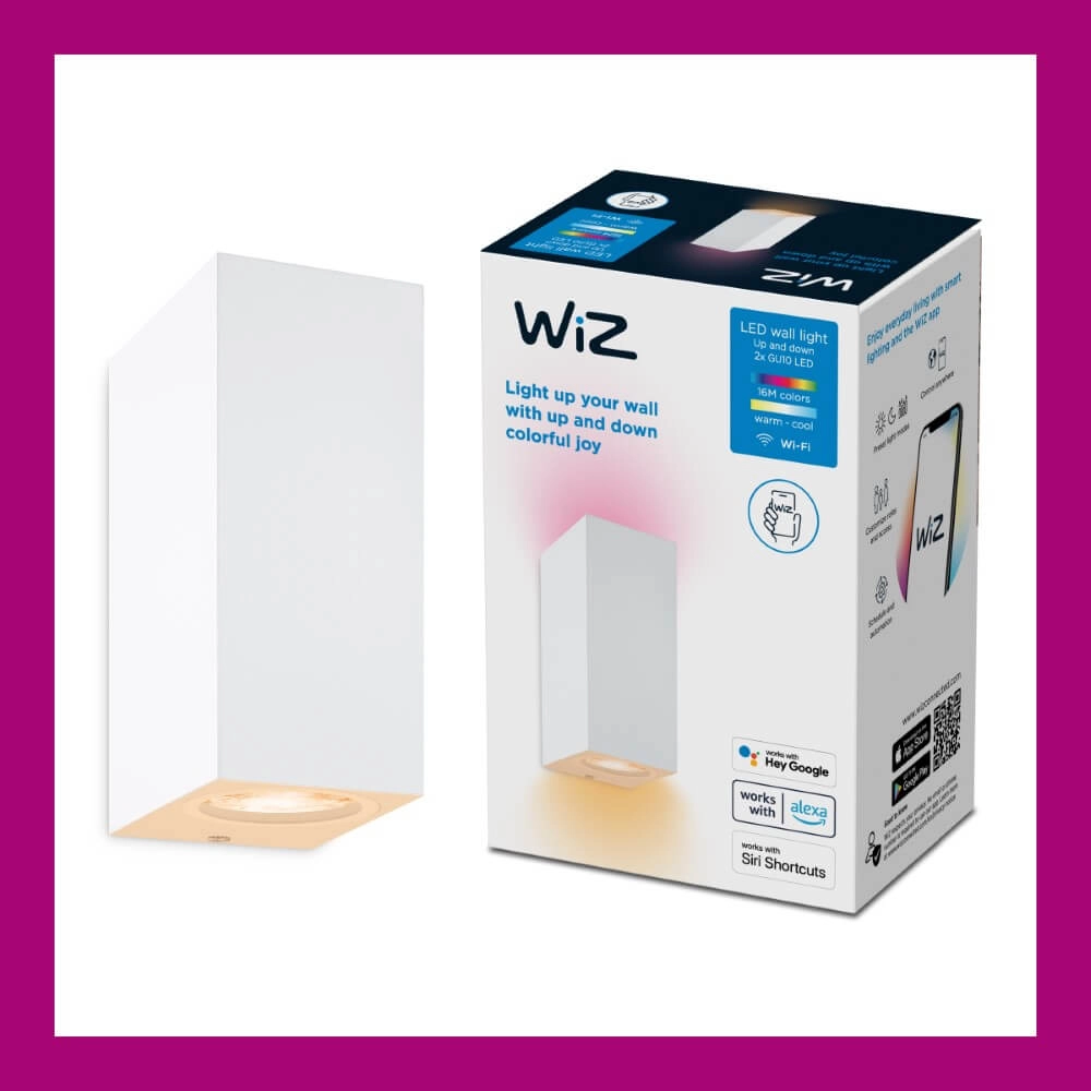 Wall spotlight Up and Down Smart - White WiZ 8719514554597