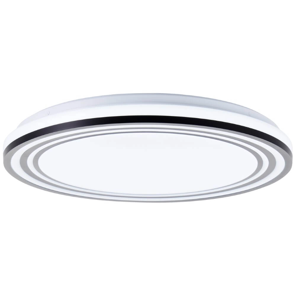Black and white ceiling lamp Kobana Ø 49cm Brilliant 4004353426544