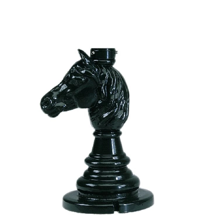 Nostalgic Horse pedestal Horse black