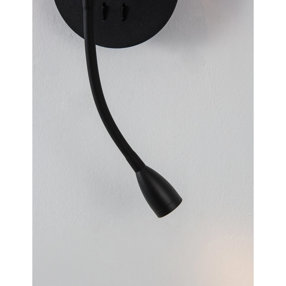 Bedside lamp Nia black Lyora 5212017427120