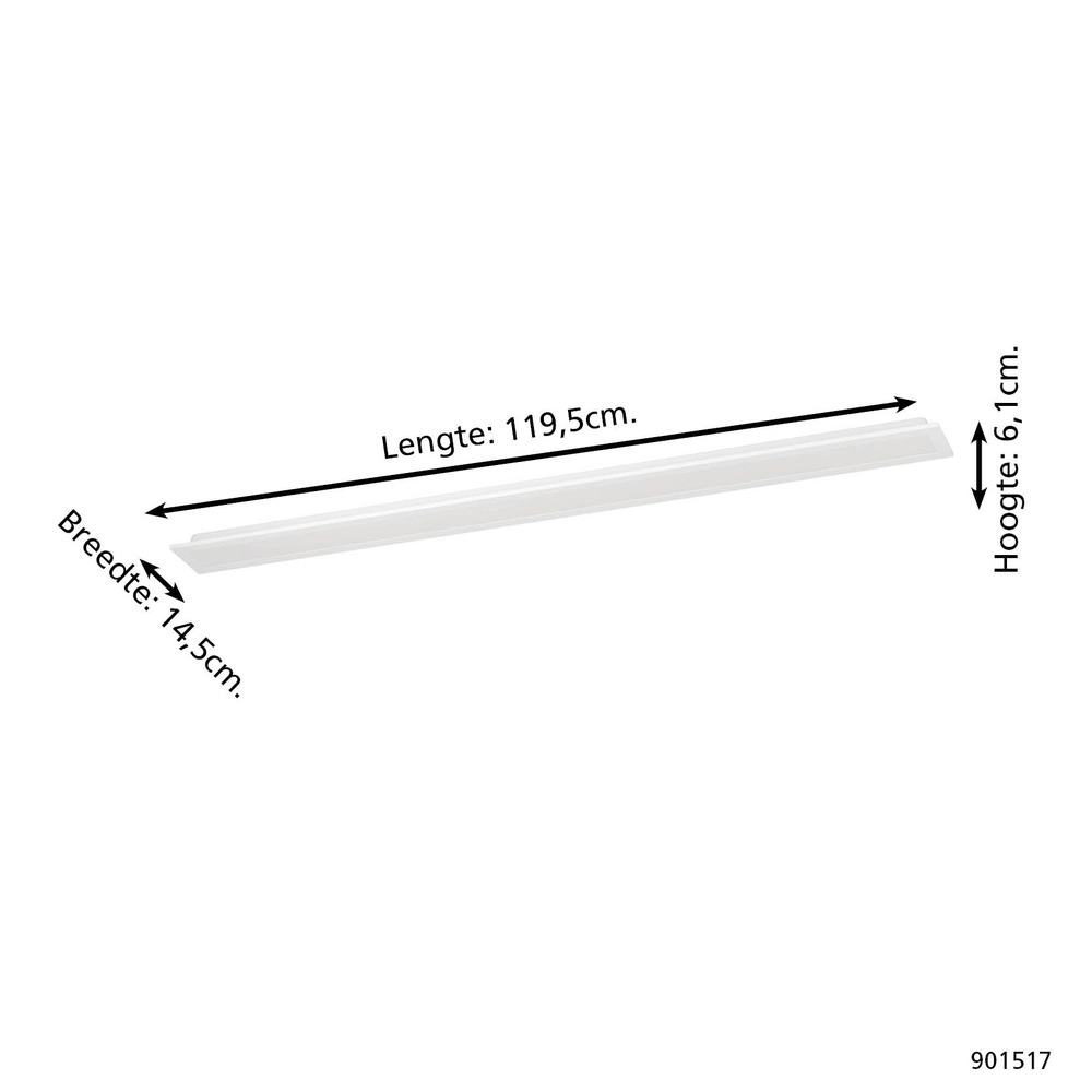 Smart ceiling light Moradillo-Z white 14.5cm Eglo 9008606342204