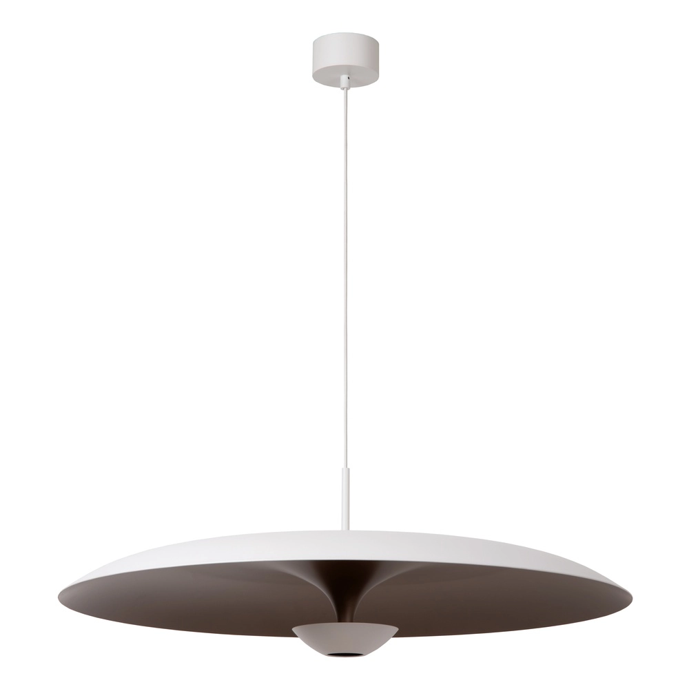 Design pendant lamp Kenneth white Ø 80cm Premium by Lucide 5411212410481