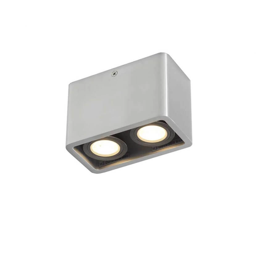 Double surface-mounted spot Bronx white