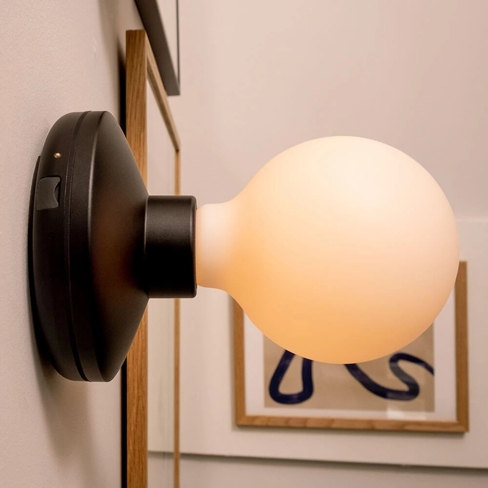 Rechargeable wall lamp Bee Black Frosted Humble 7446023299220