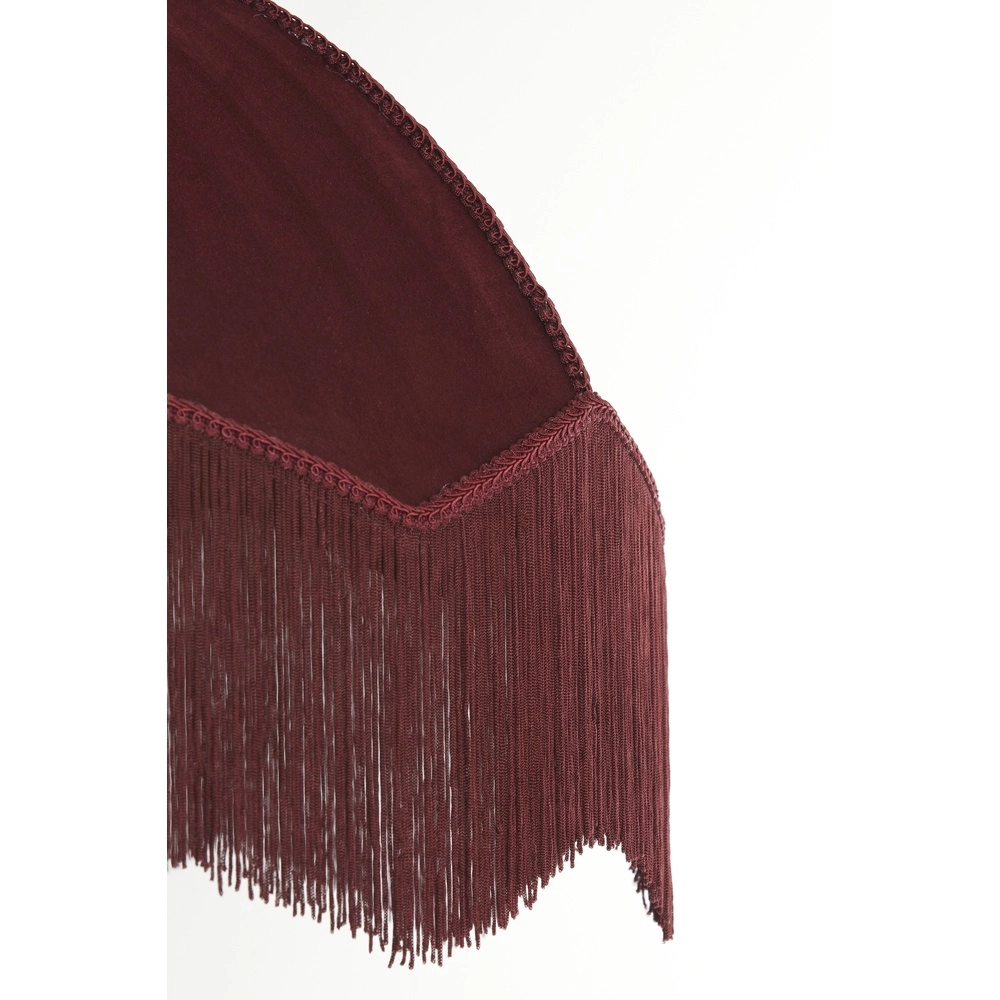Pendant lamp Malacia Ø 50cm - velvet bordeaux Light & Living 8717807759278
