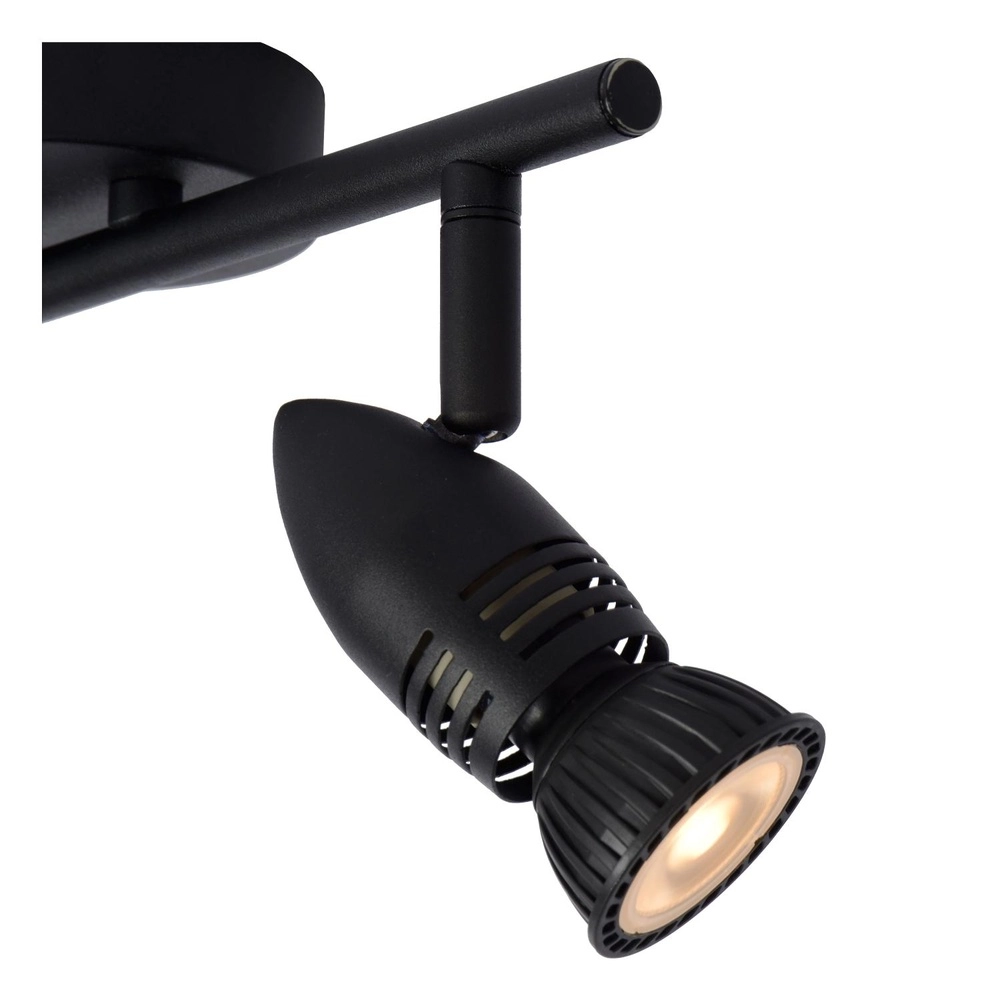 Ceiling spotlight Caro 2-light black Lucide 5411212134233