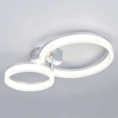 Modern ceiling lamp Mova S chrome