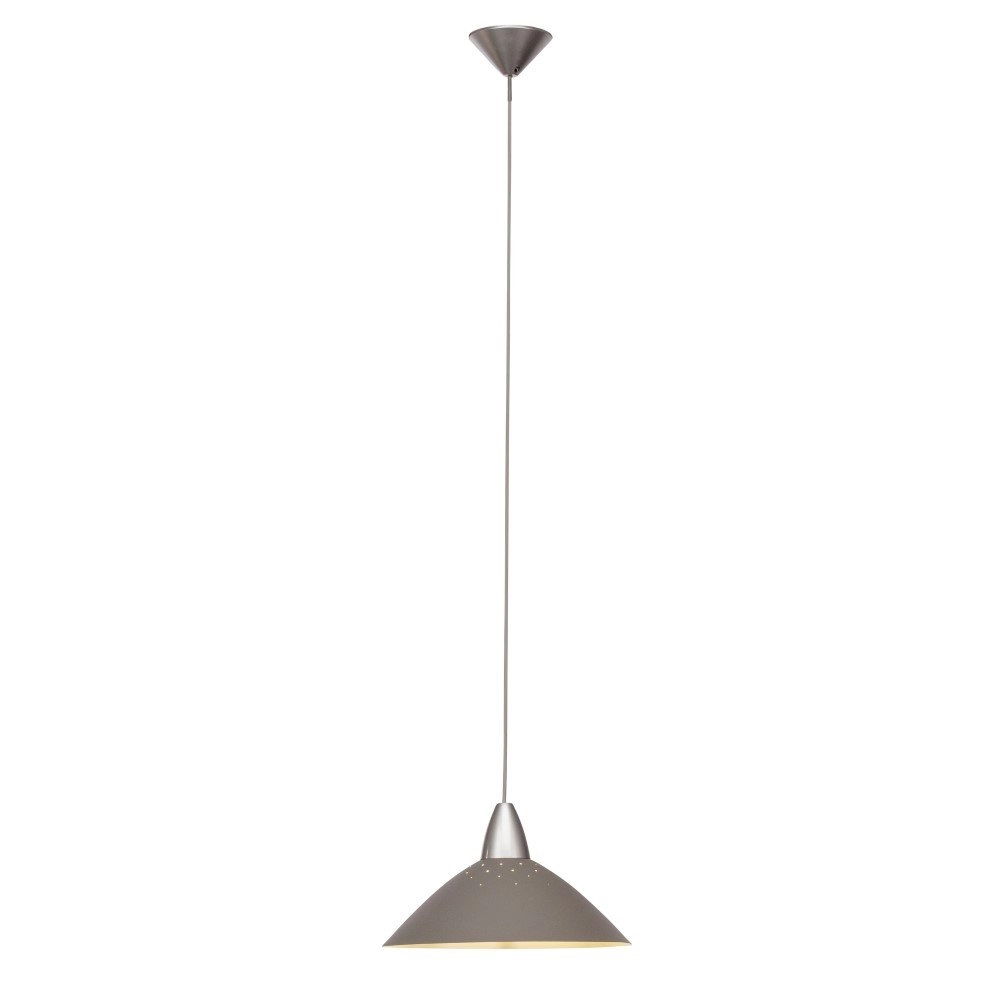 Titanium gray hanging lamp Logo Ø 35cm
