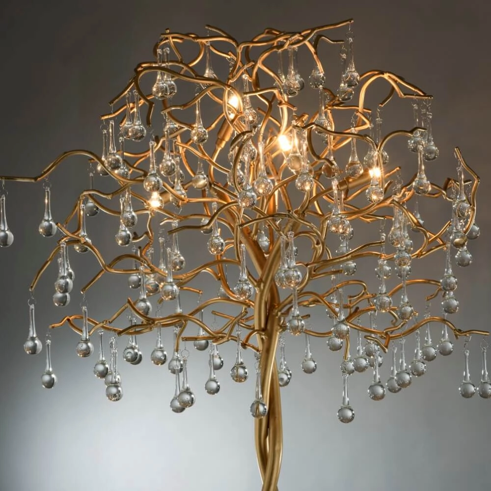 Standing Chandelier Icicle Antique brass Paul Neuhaus 4012248332931