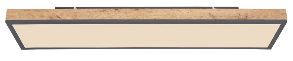 Wooden led ceiling light Doro 80x20cm Globo 9007371424993