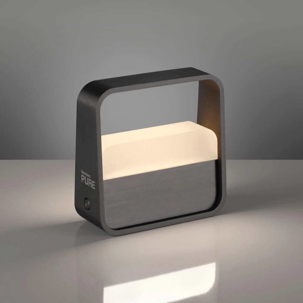 Designer table lamp Pure Go gray Paul Neuhaus 4012248382783