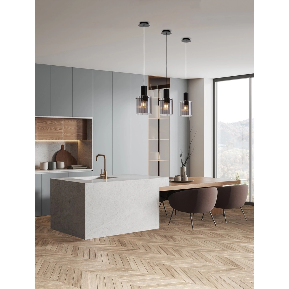 Design pendant lamp Mirbi 1-light black Lyora 5212017468420