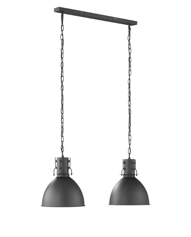 2-light hanging lamp London industrial