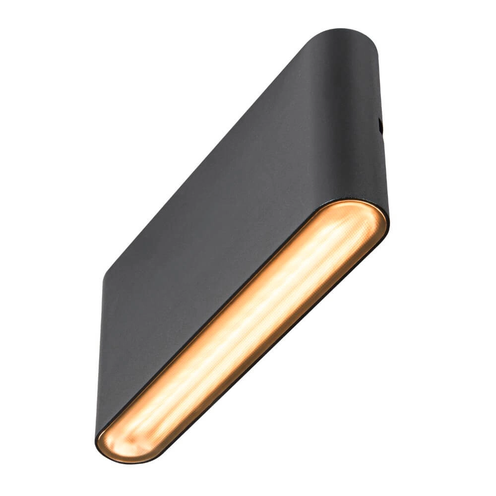 Led wall spot Oval 18 Up & down - black SLV 4024163273442