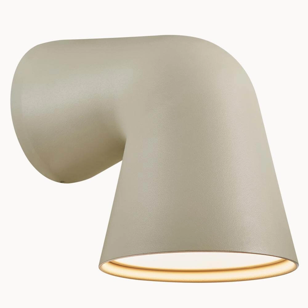 Design wall lamp Front sand brown