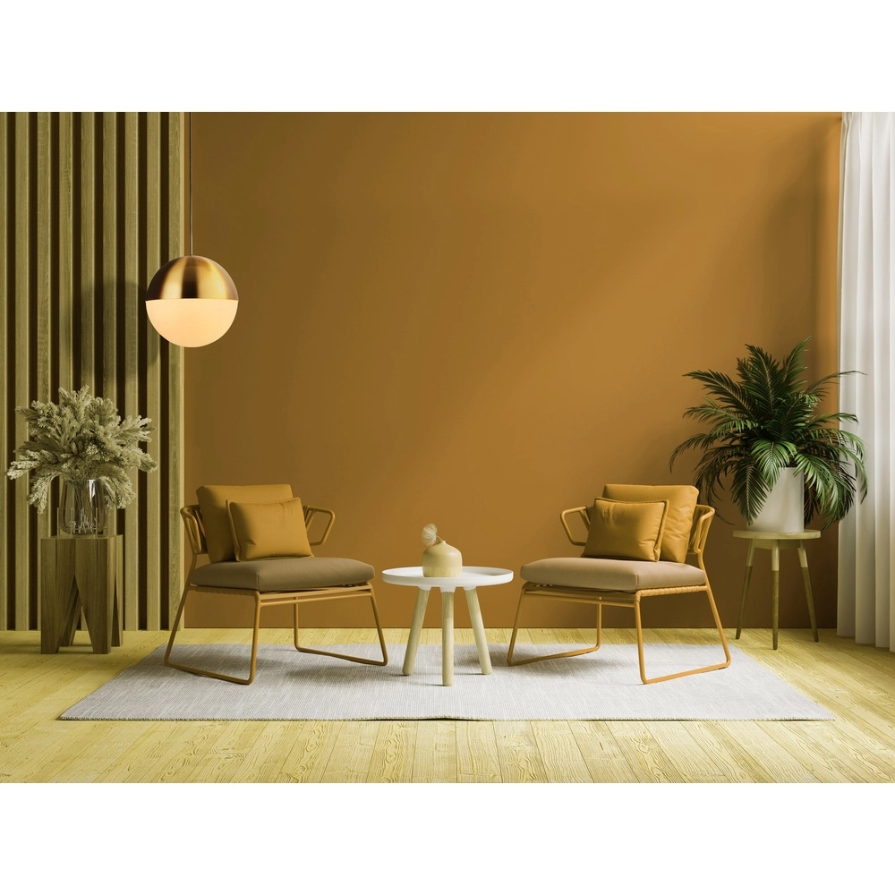 Design pendant lamp Endor Ø 20cm gold and white glass Searchlight 5053423260655