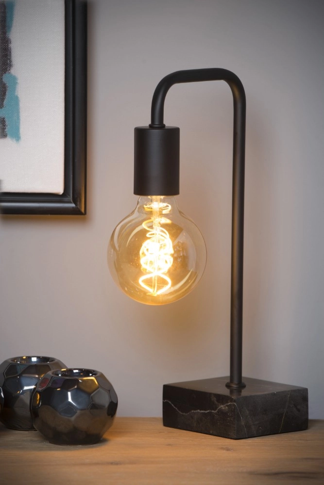 Table lamp Lorin Black Lucide 5411212450678