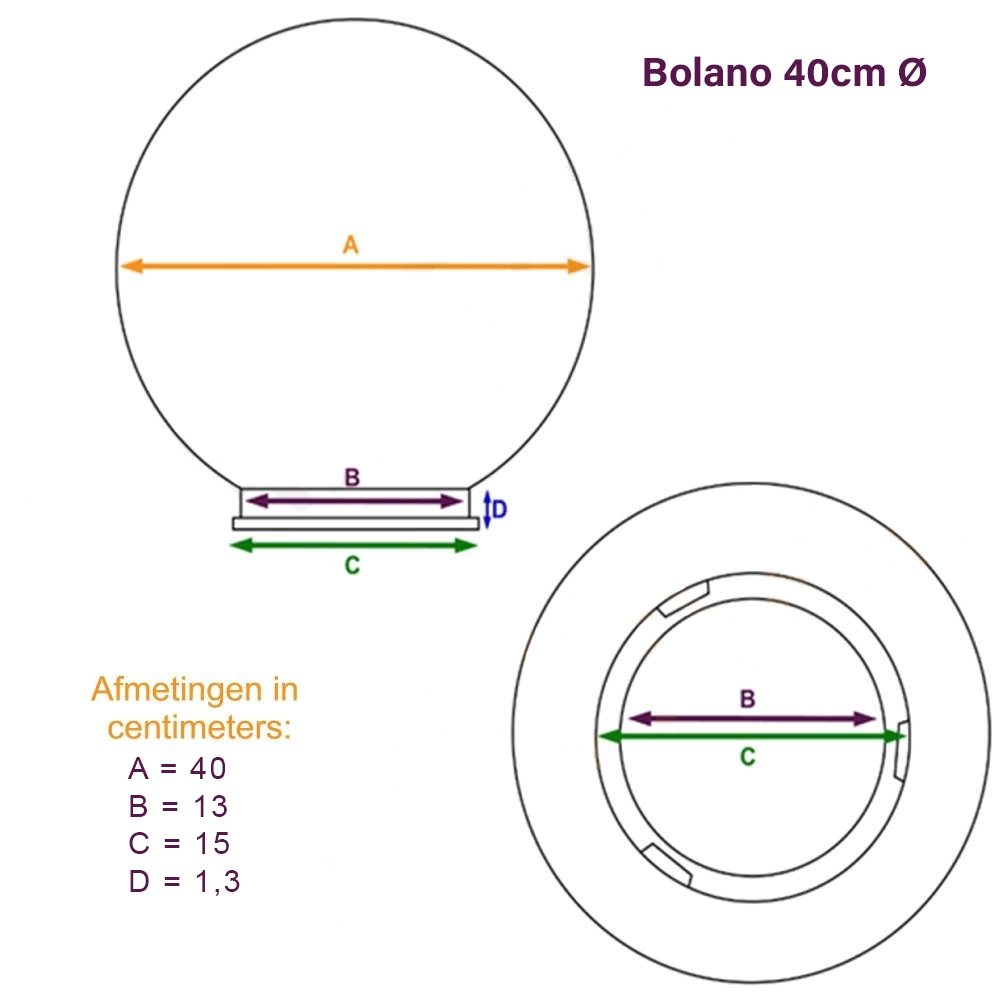 Bulb lamp Bolano 241cm. Portrait Clear Lyora 8716803508743