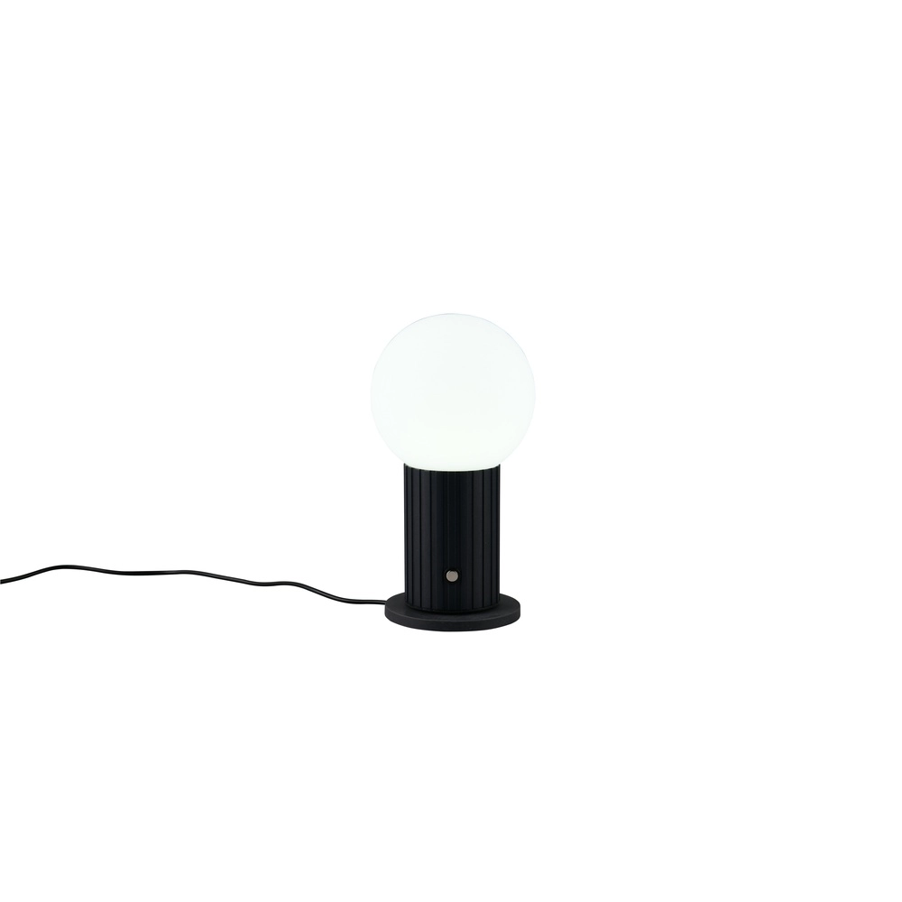 Rechargeable table lamp Tauris black and white Trio 4017807643480