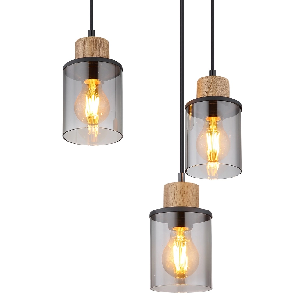 6-light pendant lamp Reid Black Globo 9007371448265