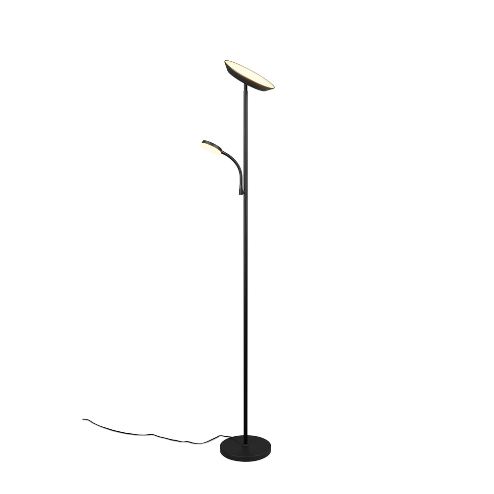 Floor lamp Specter black with reading lamp