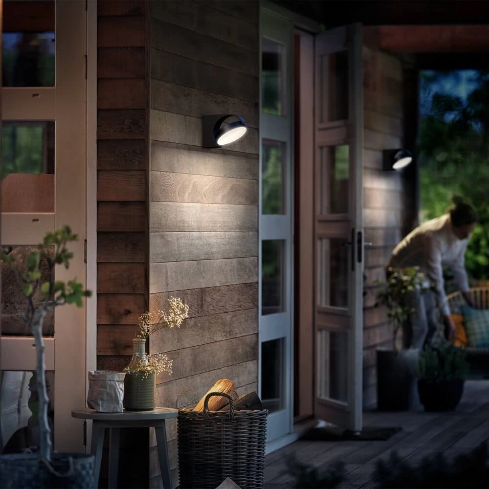 Wall lamp Mimosa anthracite Philips 8719514477254