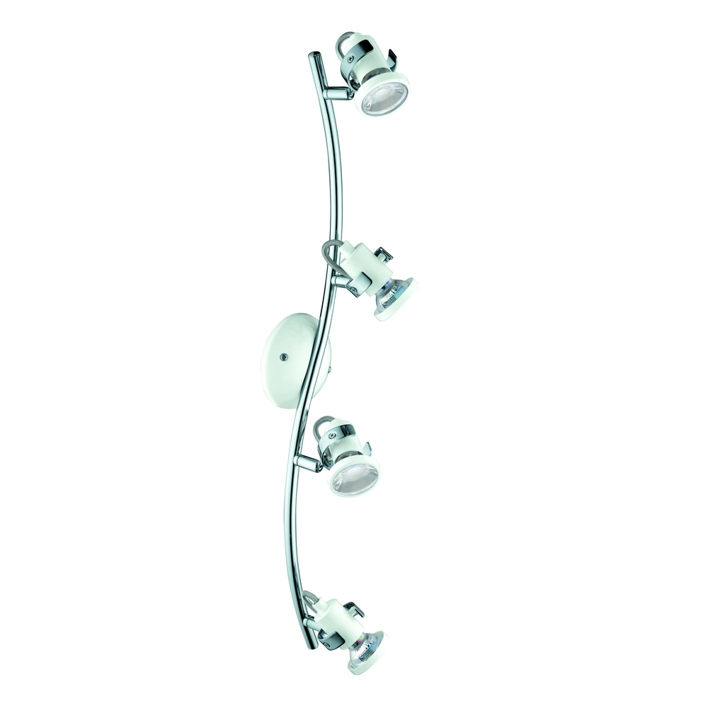 Ceiling lamp Tukon 3 chrome 4-lights
