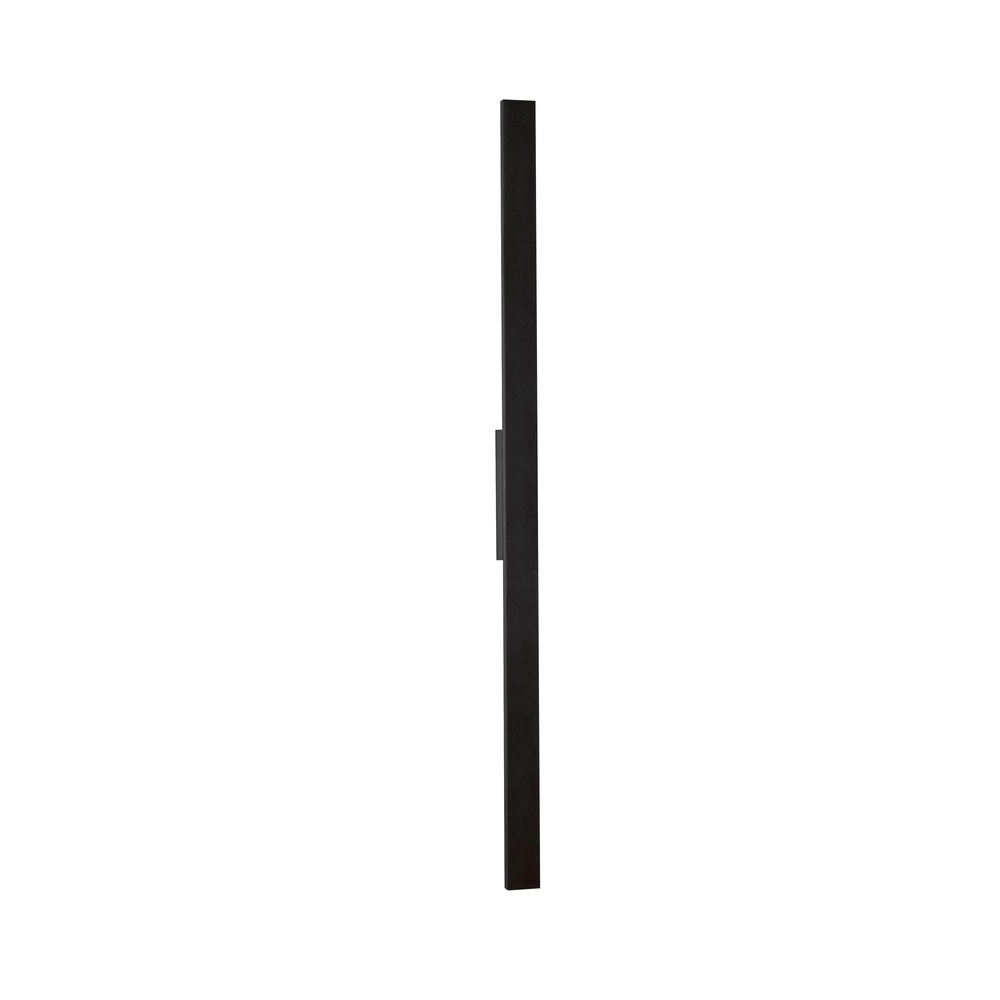 Sleek wall lamp Doul black 121cm