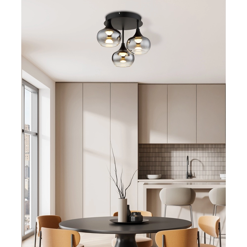 Black ceiling lamp Lui Design Globo 9007371592609