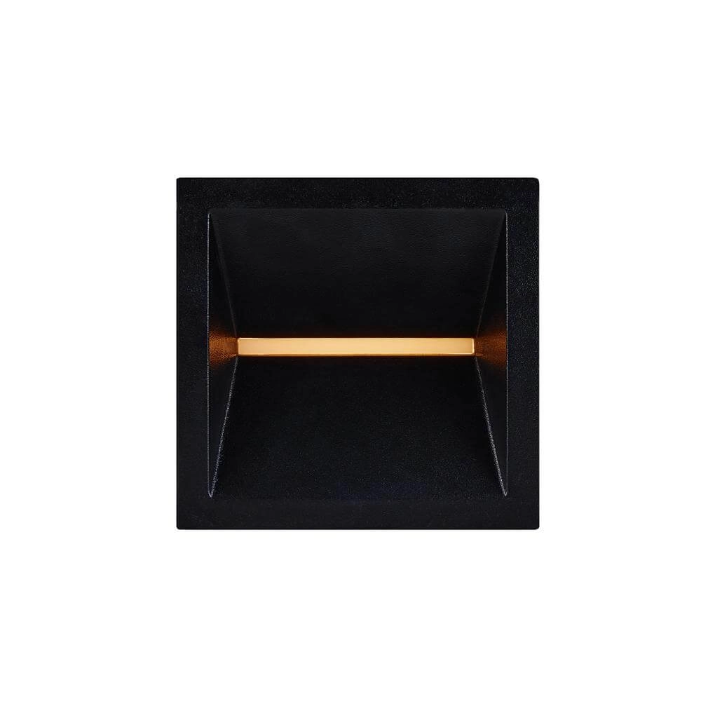 Square wall lamp Rivo black Nordlux 5704924023521