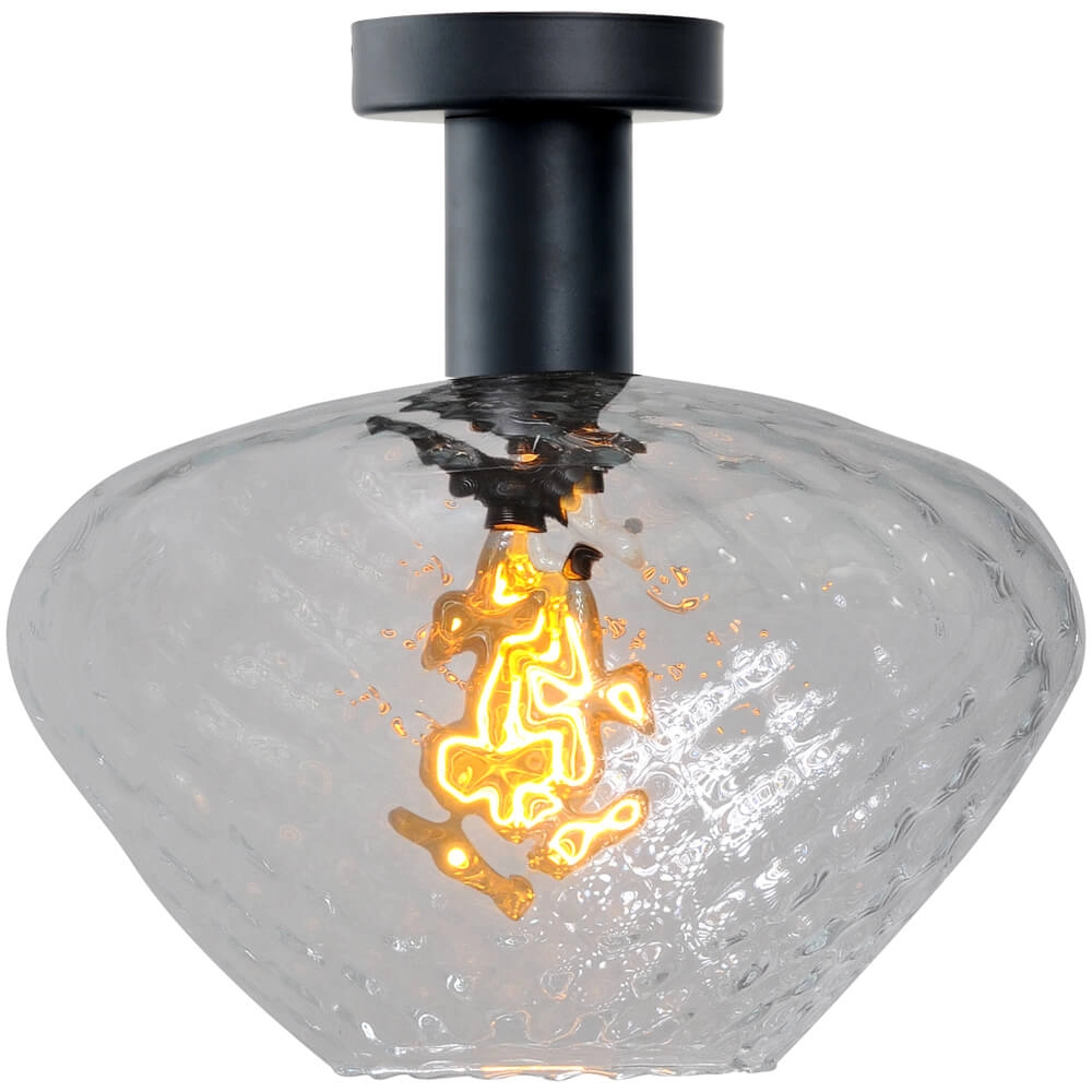 Ceiling lamp - Ø 30cm - Porto with Blossom clear glass