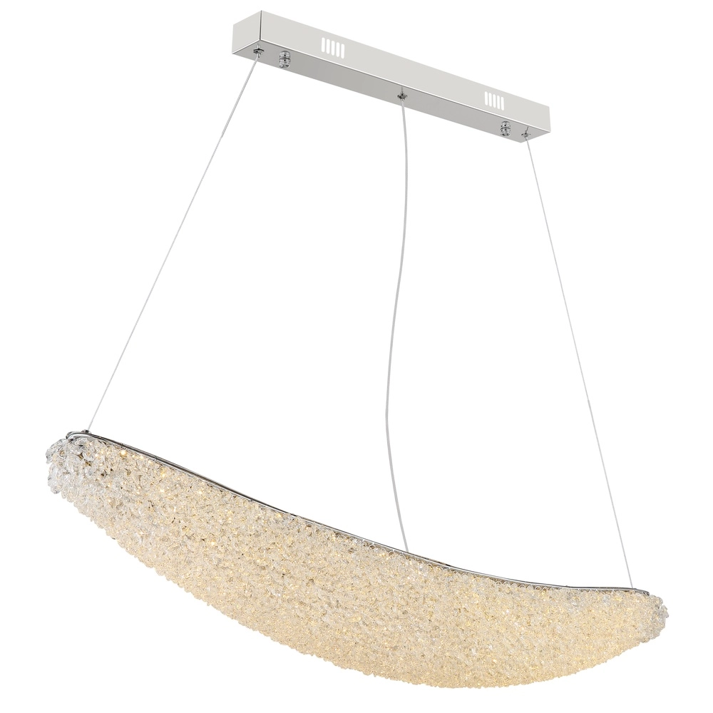 Pendant lamp Kristalla chrome Globo 9007371566785