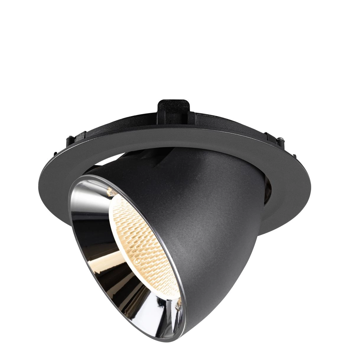 Recessed spotlight Numinos Gimble XL black/chrome 2700K - 20deg SLV 4024163308885