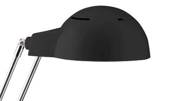 Black desk lamp Katrina with LED Brilliant 4004353204234