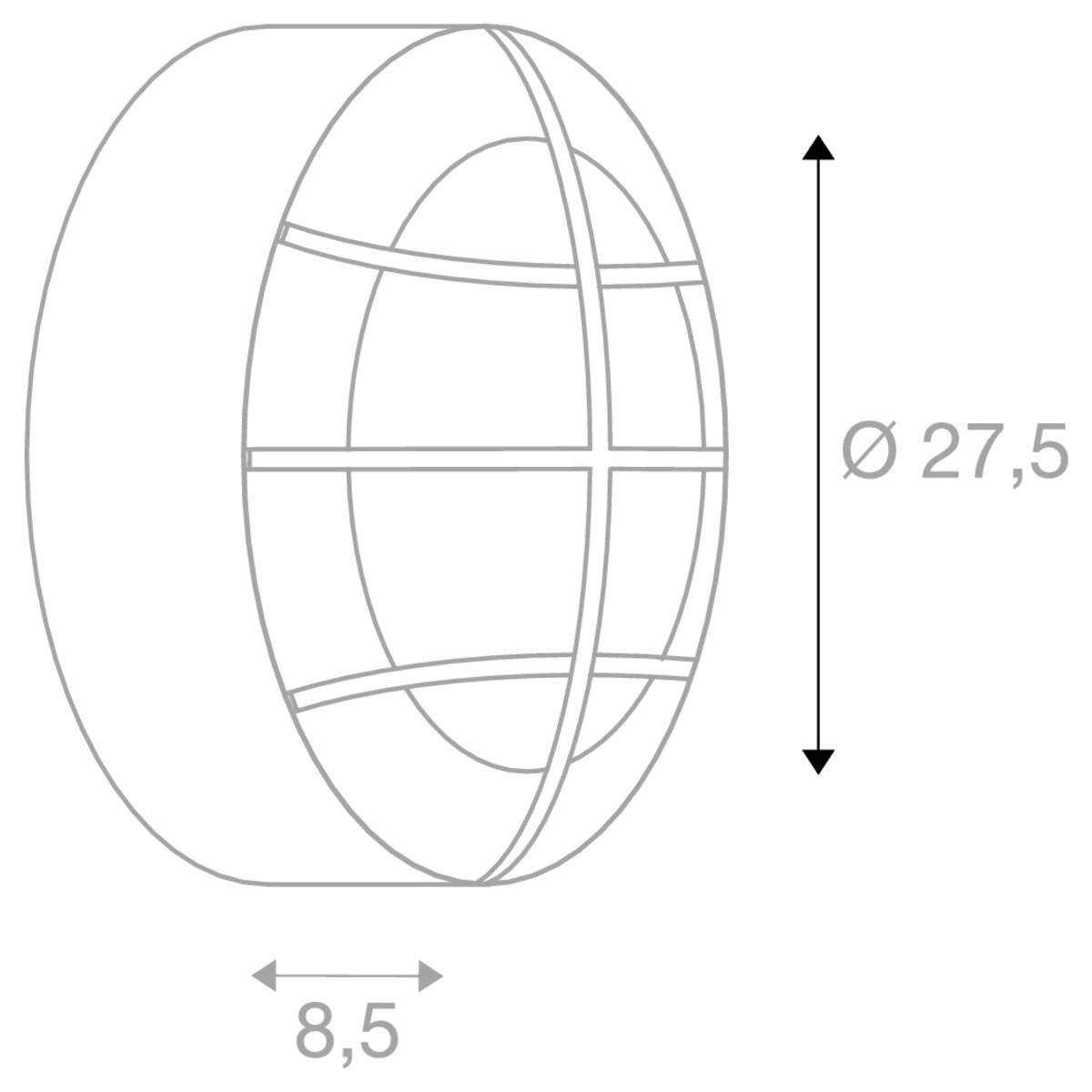 Bulan Grid designer wall/ceiling lamp SLV 4024163110945