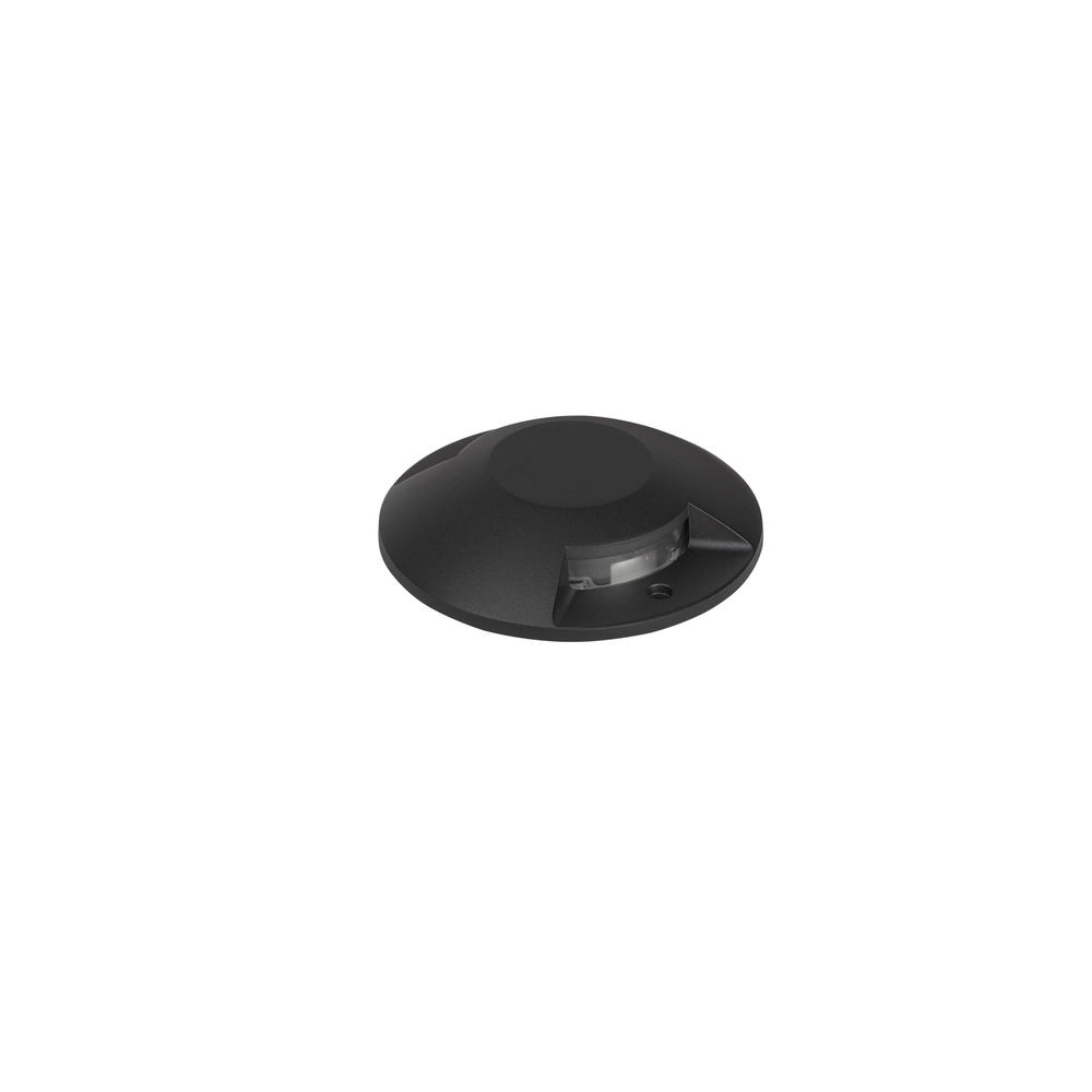 Flat surface-mounted ground spot Grado black - 12W Lyora 5212017497901