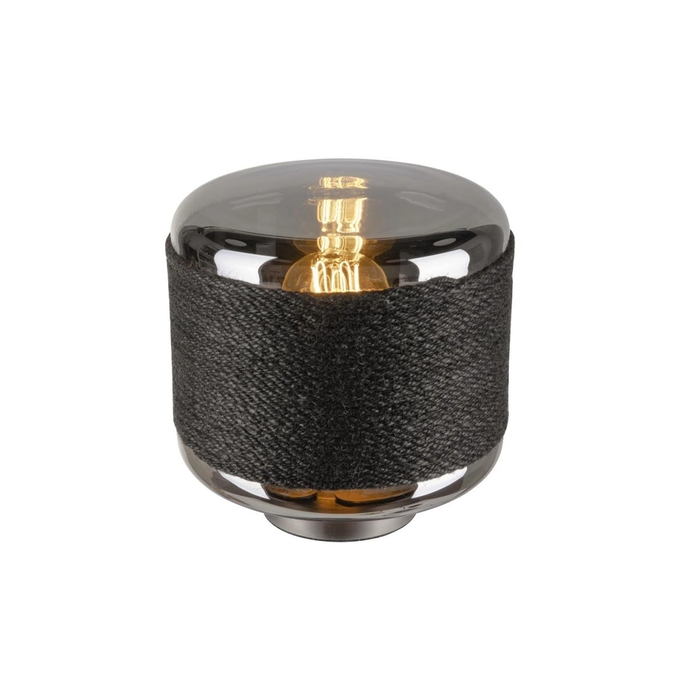 Table lamp Pantilo Rope 19 silver Ø 18.5cm
