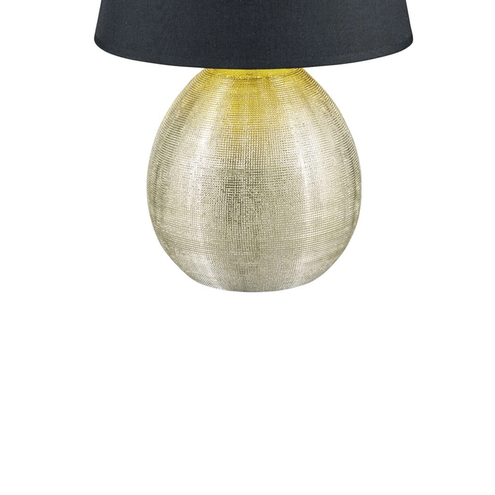 Table lamp Luxor 35cm gold with black Trio 4017807345995