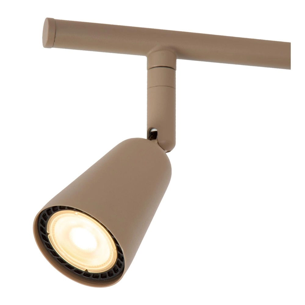 Ceiling spotlight Tiana 4-light taupe Lucide 5411212650399