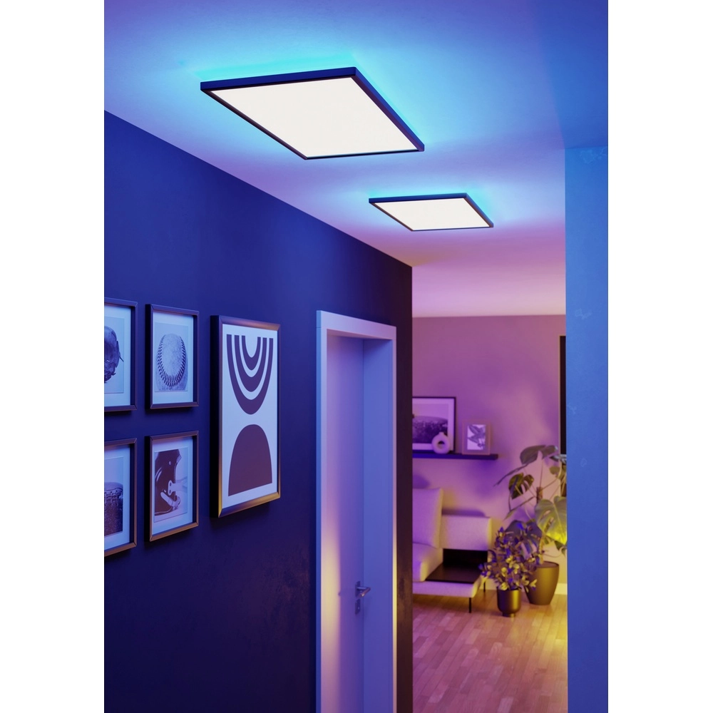 Smart bathroom lamp Rovito-Z Square - Black - 57x30cm Eglo 9008606329762