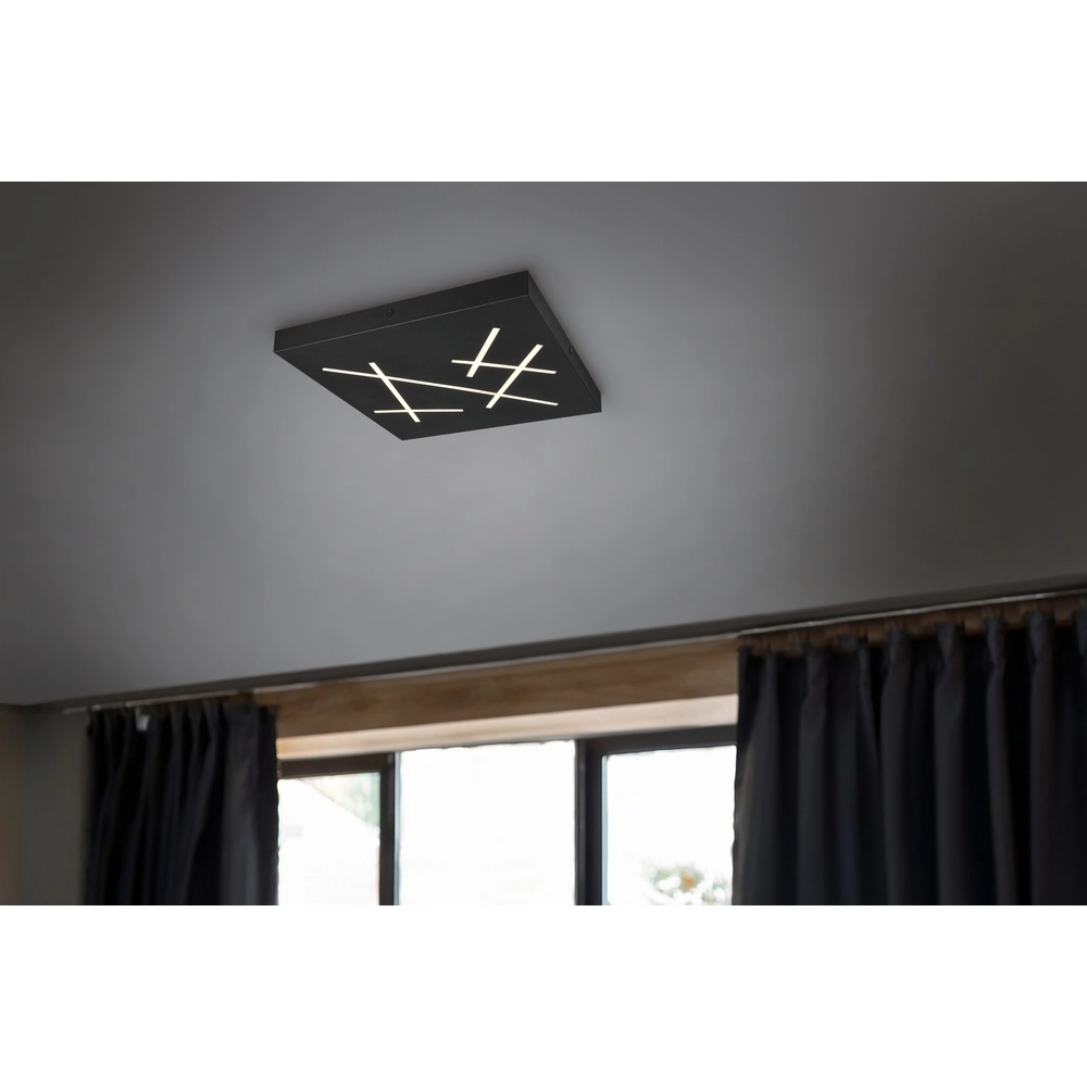 Design ceiling lamp Snip black Trio 4017807659740