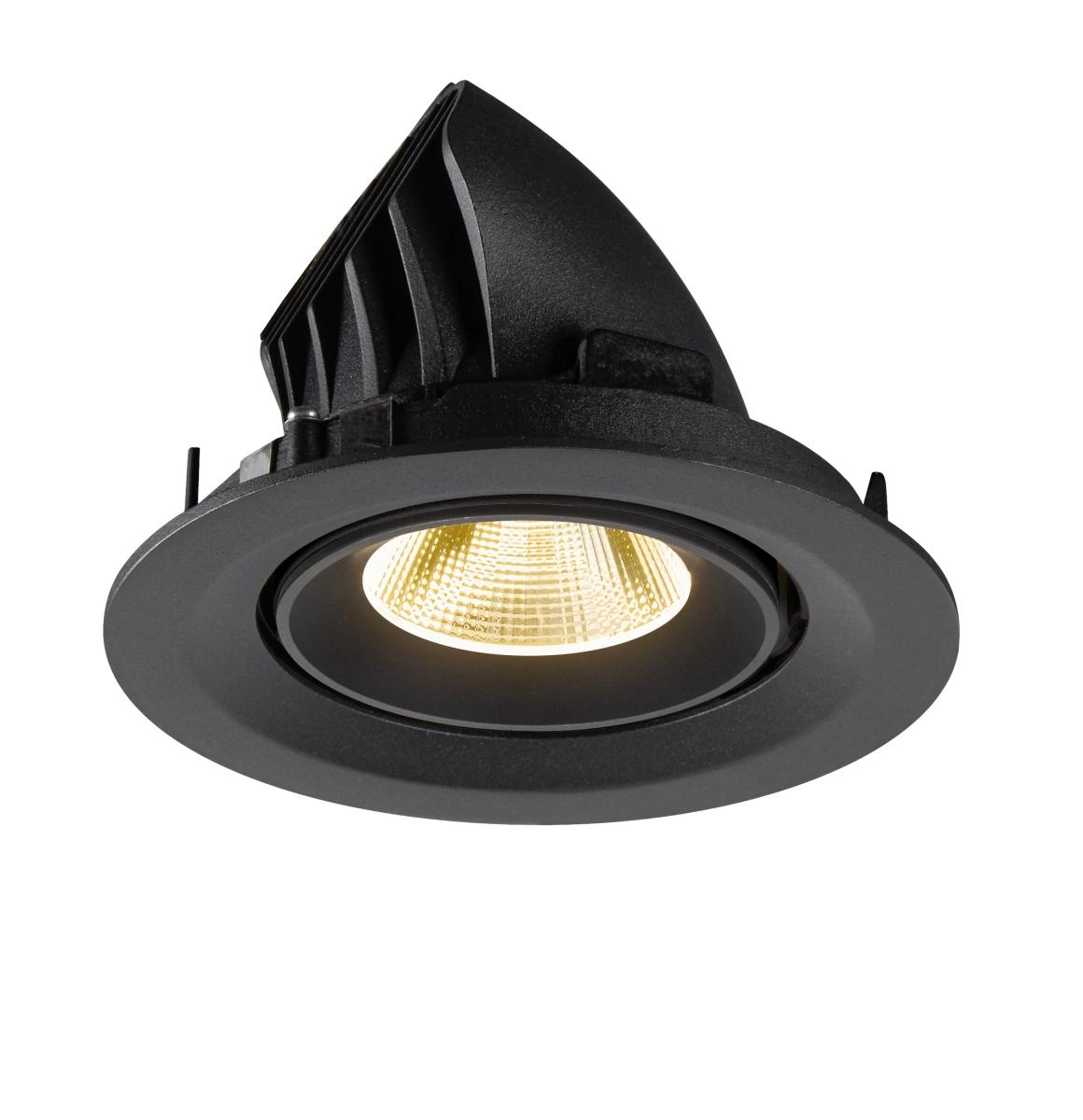 Recessed spotlight Numinos Gimble M black 3000K - 20deg SLV 4024163311953