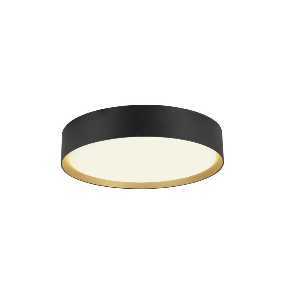 Ceiling lamp Decona Ø 30cm black with gold - 3000K/4000K SLV 4024163302968